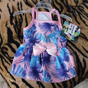 Pet Dress Dog or Cat  "Tropical Blue"  xs and small ea. New w/ Tag!!!!!